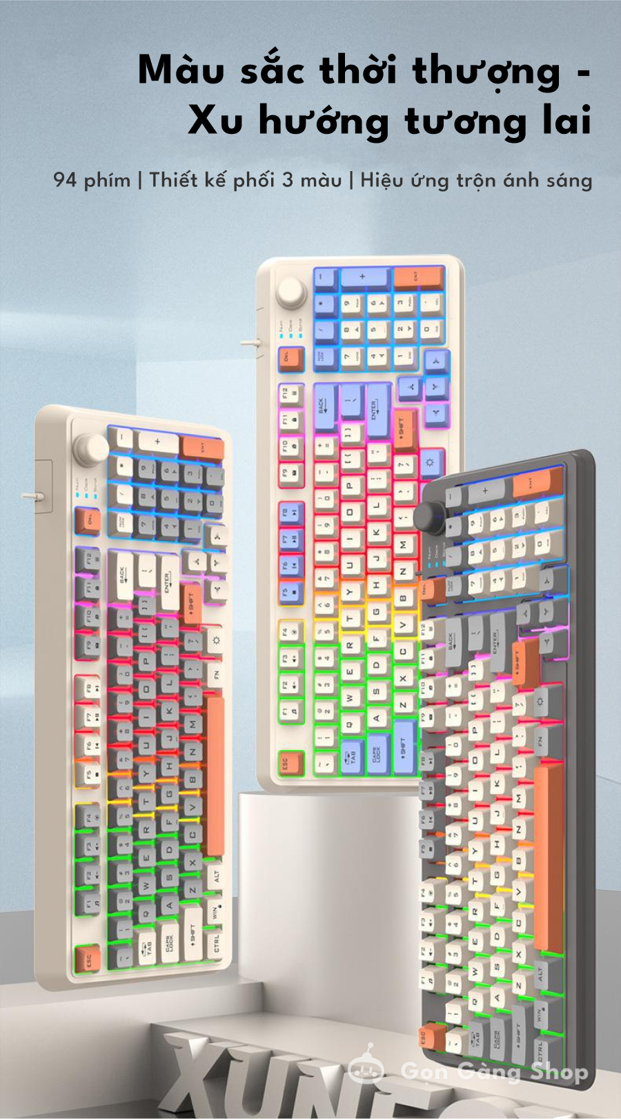 Combo phím chuột Xunfox K820