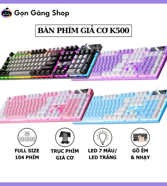 Bàn phím giả cơ YINDIAO K500