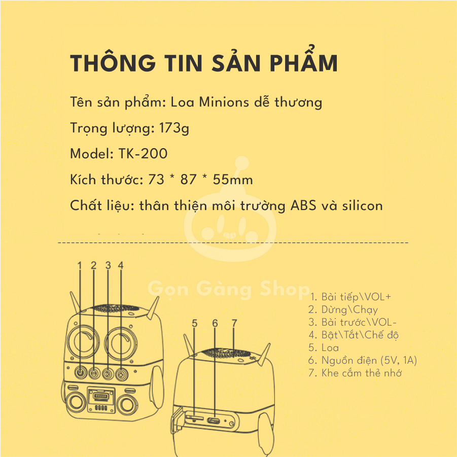 Loa Minion TK200