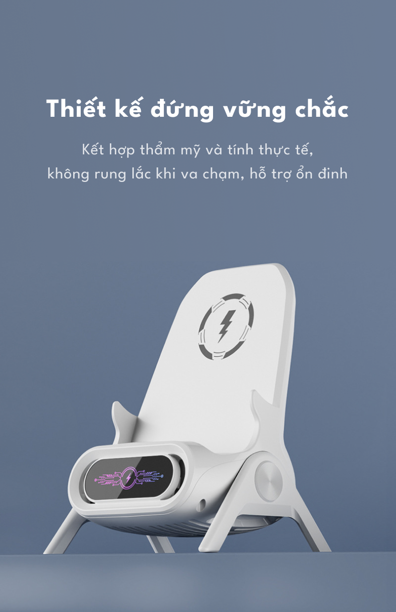 Sạc không dây hình ghế