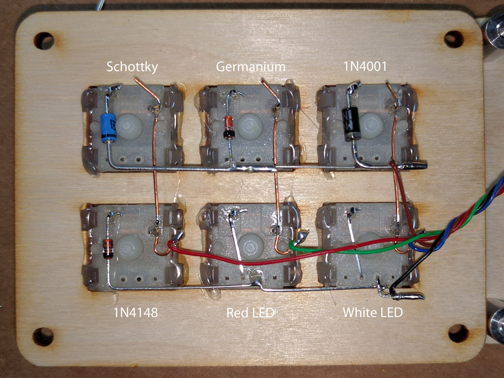 Keyboard diodes
