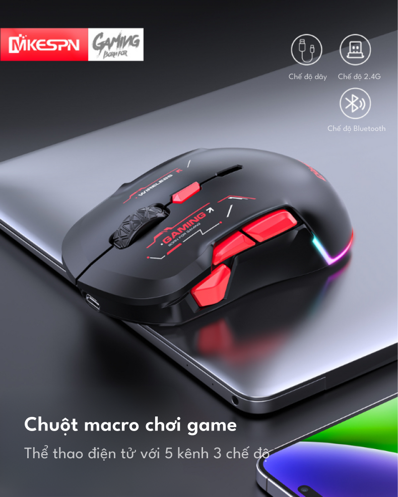 Chuột Gaming MKESPN W12