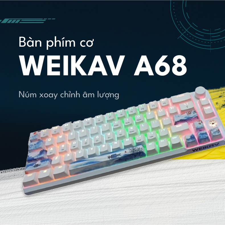 Bàn phím cơ Weikav A68