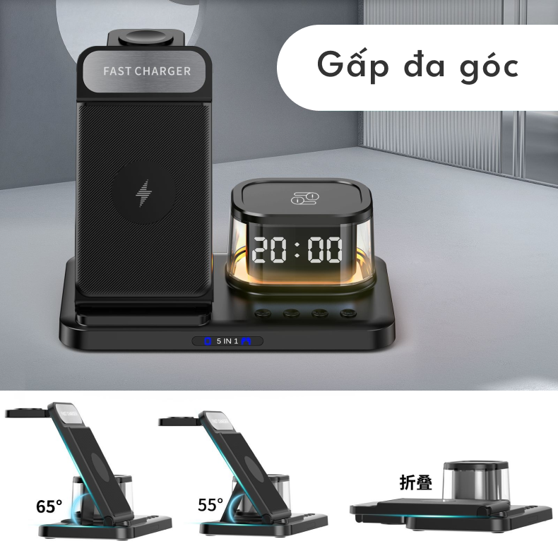 Sạc không dây 5in1