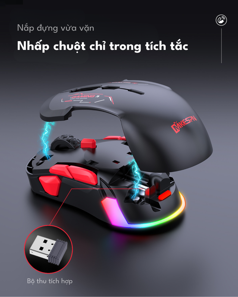 Chuột Gaming MKESPN W12
