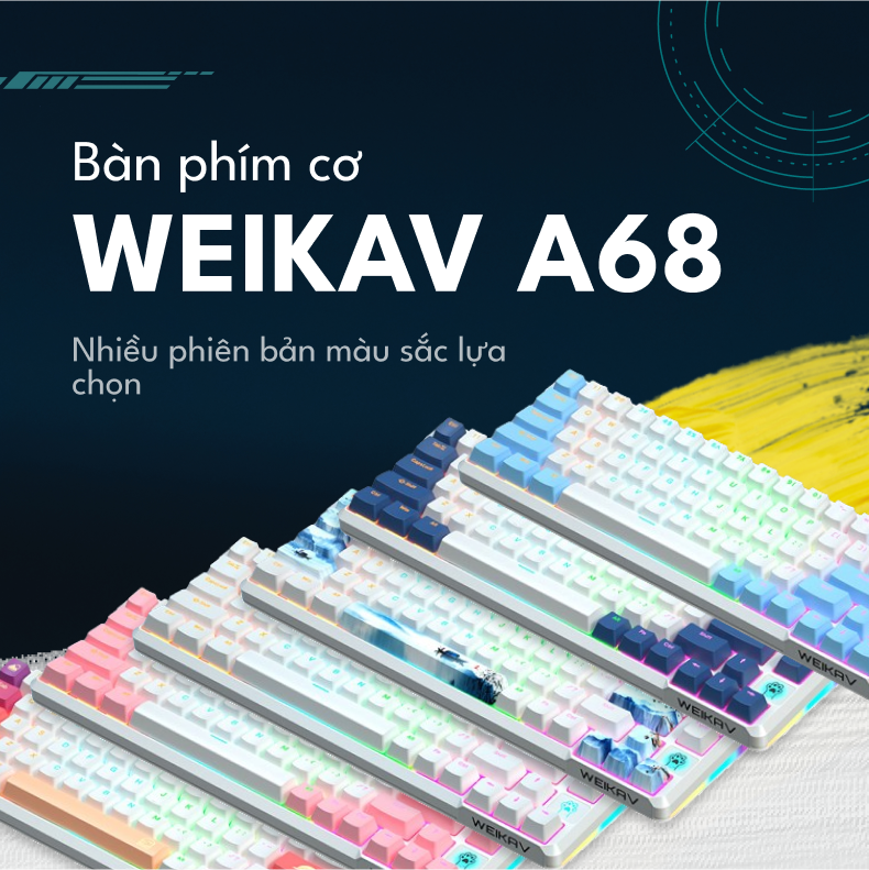 Bàn phím cơ Weikav A68