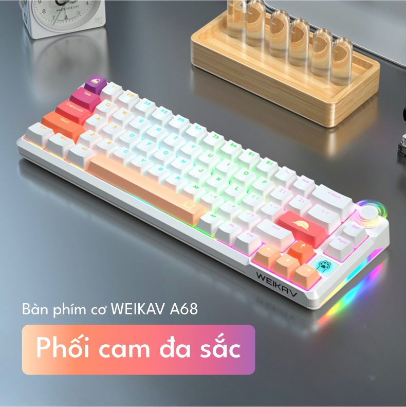 Bàn phím cơ Weikav A68