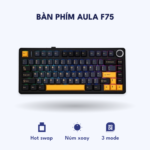 Bàn phím Aula F75 – Đen Vàng