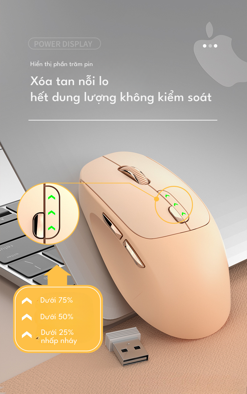 Chuột không dây DUOHAO M13