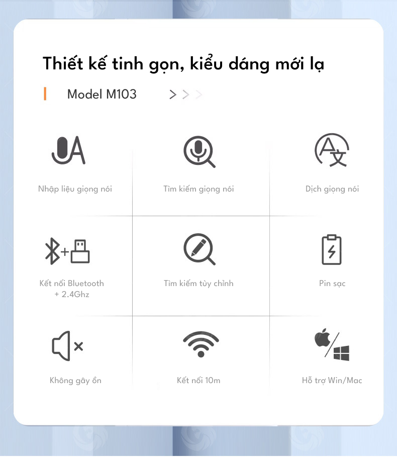 Chuột không dây Wireless M103 Chuột không dây Wireless M103