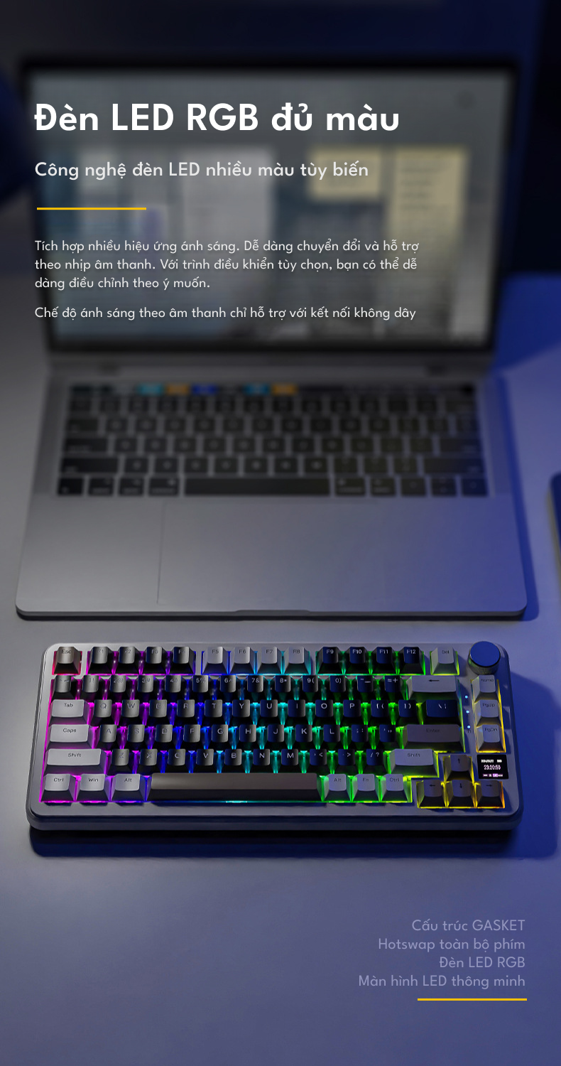 Bàn phím cơ Attack Shark X85 PRO
