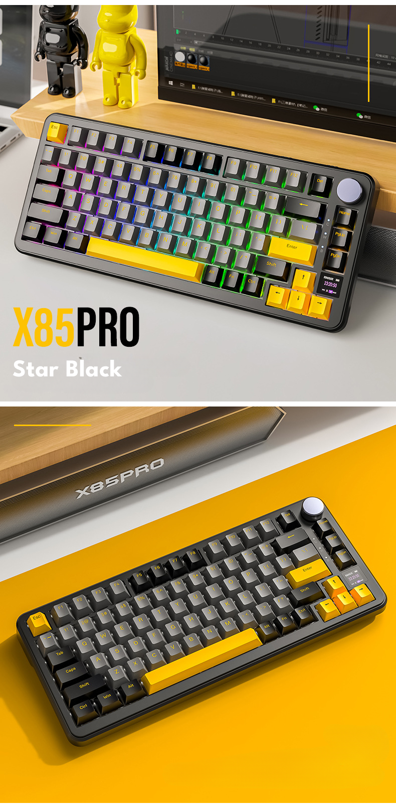 Bàn phím cơ Attack Shark X85 PRO
