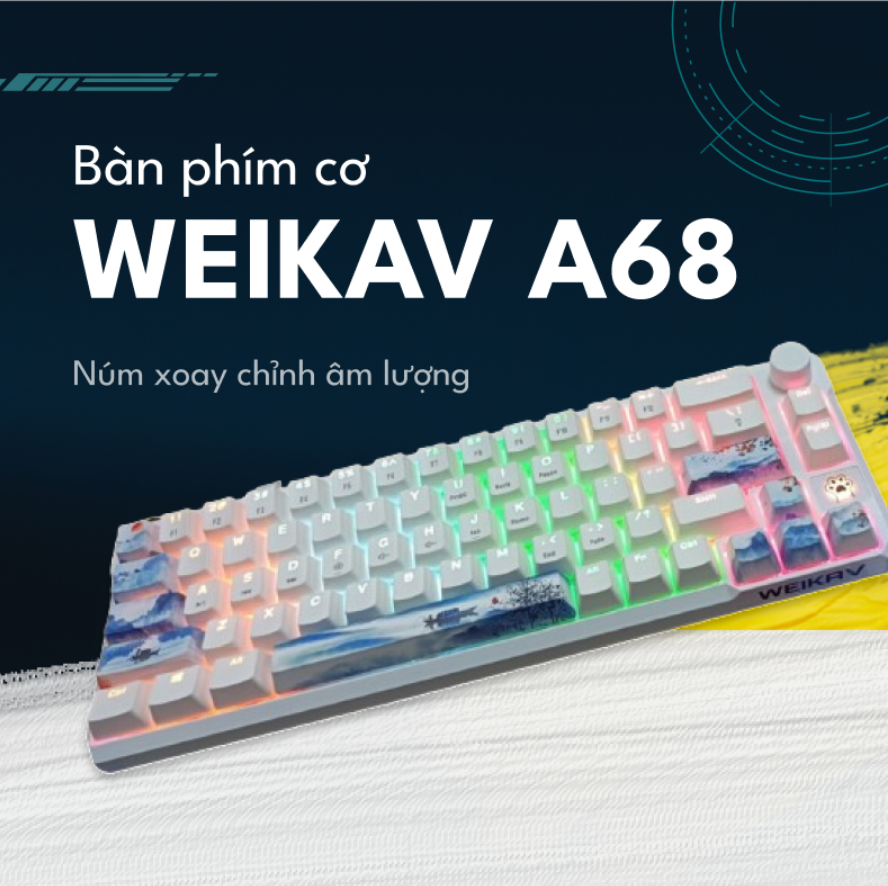 Weikav A68 núm xoay điều chỉnh âm lượng