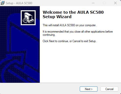 aula sc580 setup