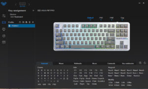 Aula F87 pro driver- Cách sử dụng chỉnh bàn phím