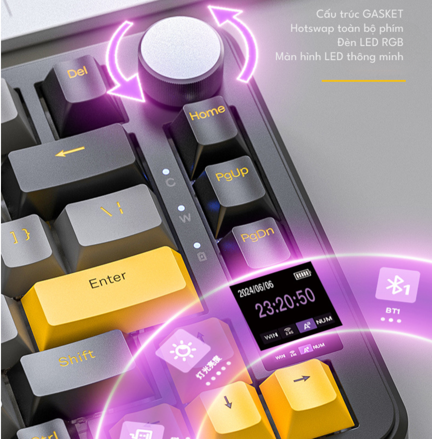Attack Shark X85 đèn chỉ báo