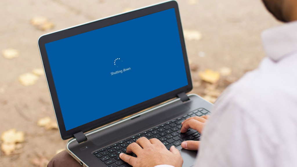 Shutdown laptop