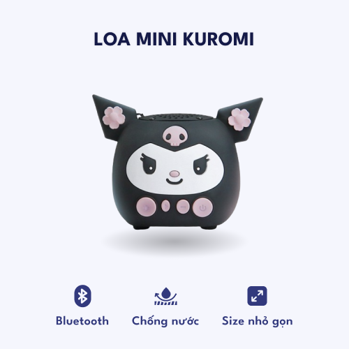 Loa Mini Kuromi – Đen
