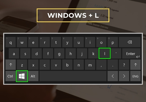Phím Windows L
