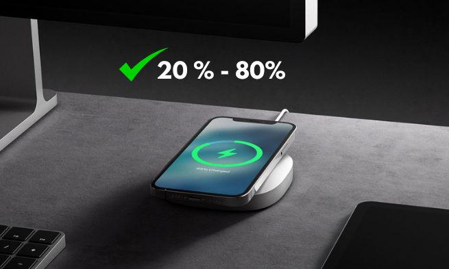 Sạc điện thoại 20-80%
