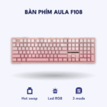 Bàn phím Aula F108 – Polar Pink