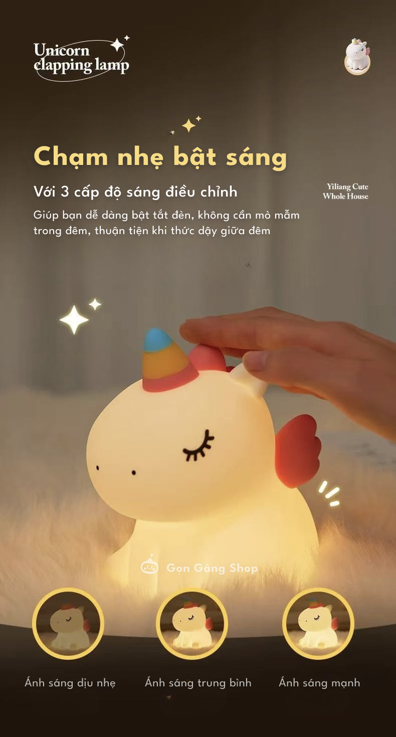 Đèn ngủ Unicorn
