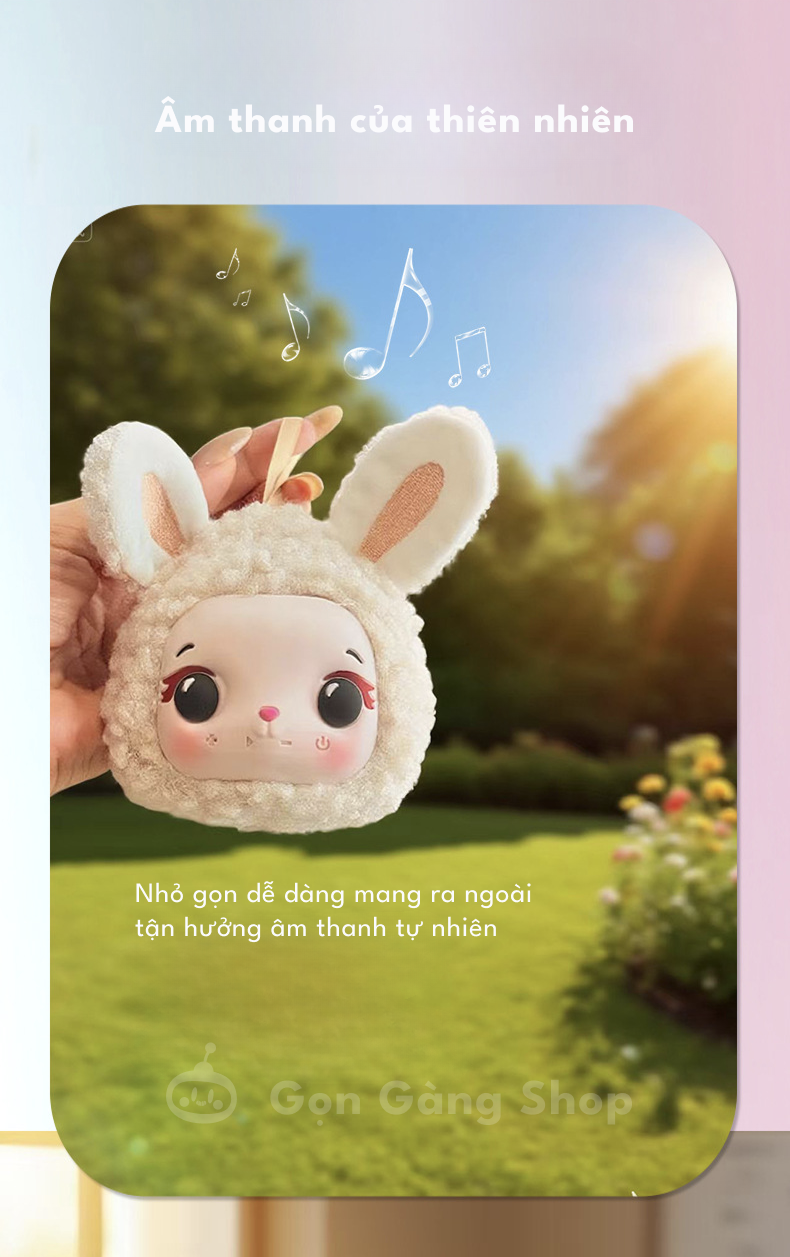 Loa mini bluetooth Thỏ Thị Trấn