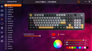 Aula F108 pro driver- Cách sử dụng chỉnh bàn phím