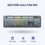 Bàn phím Aula F108 PRO – Polar Black