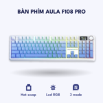 Bàn phím Aula F108 PRO – Polar Blue