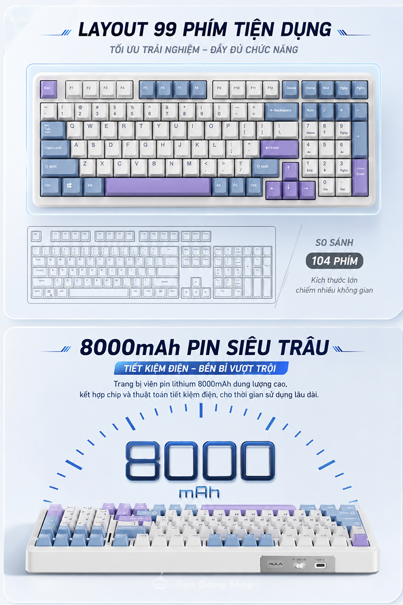 Bàn phím Aula F99
