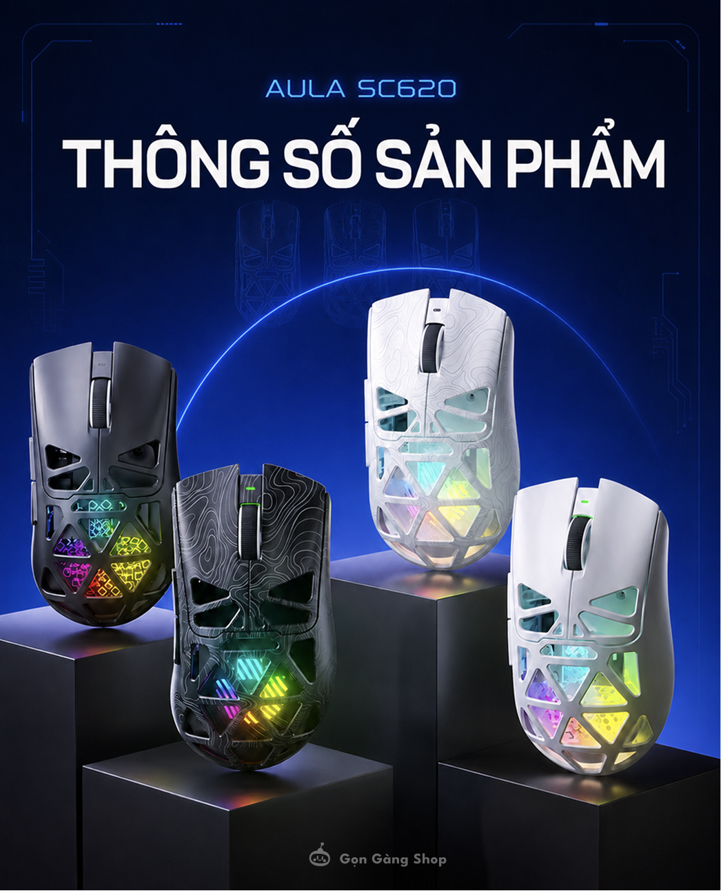 Chuột Aula SC620