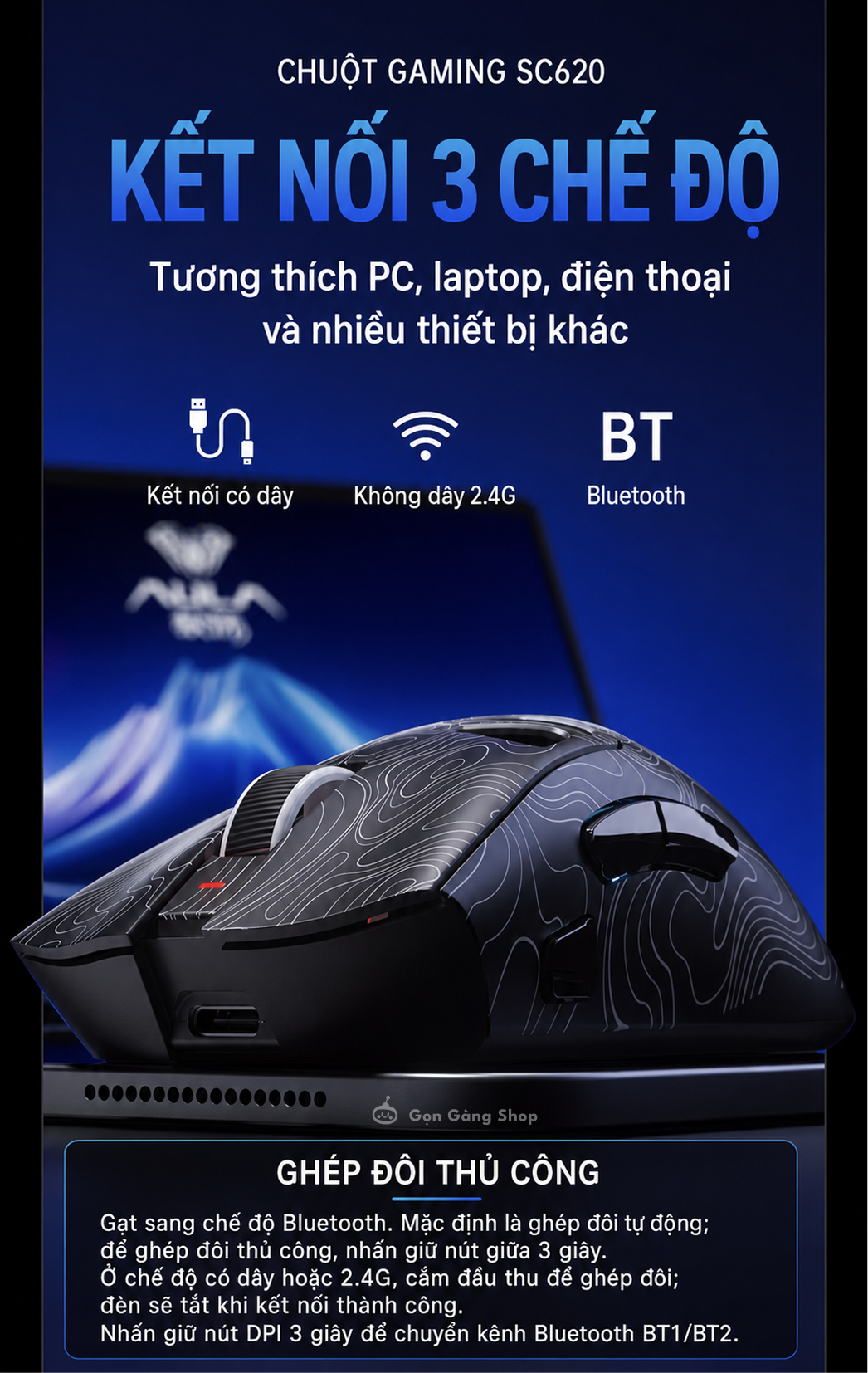 Chuột Aula SC620