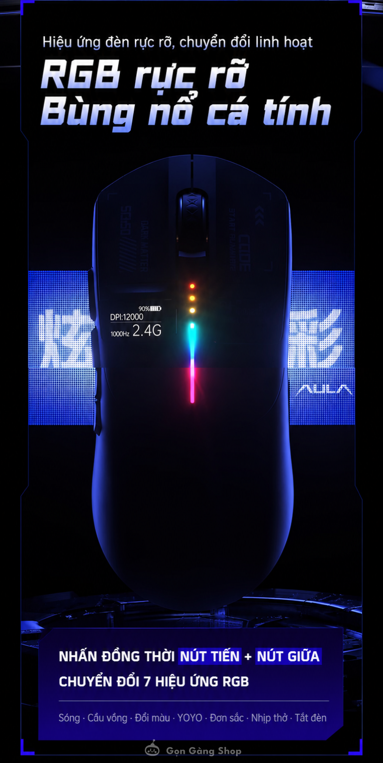 Chuột Aula SC650