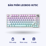 Bàn phím Leobog Hi75C – Hong tim xanh