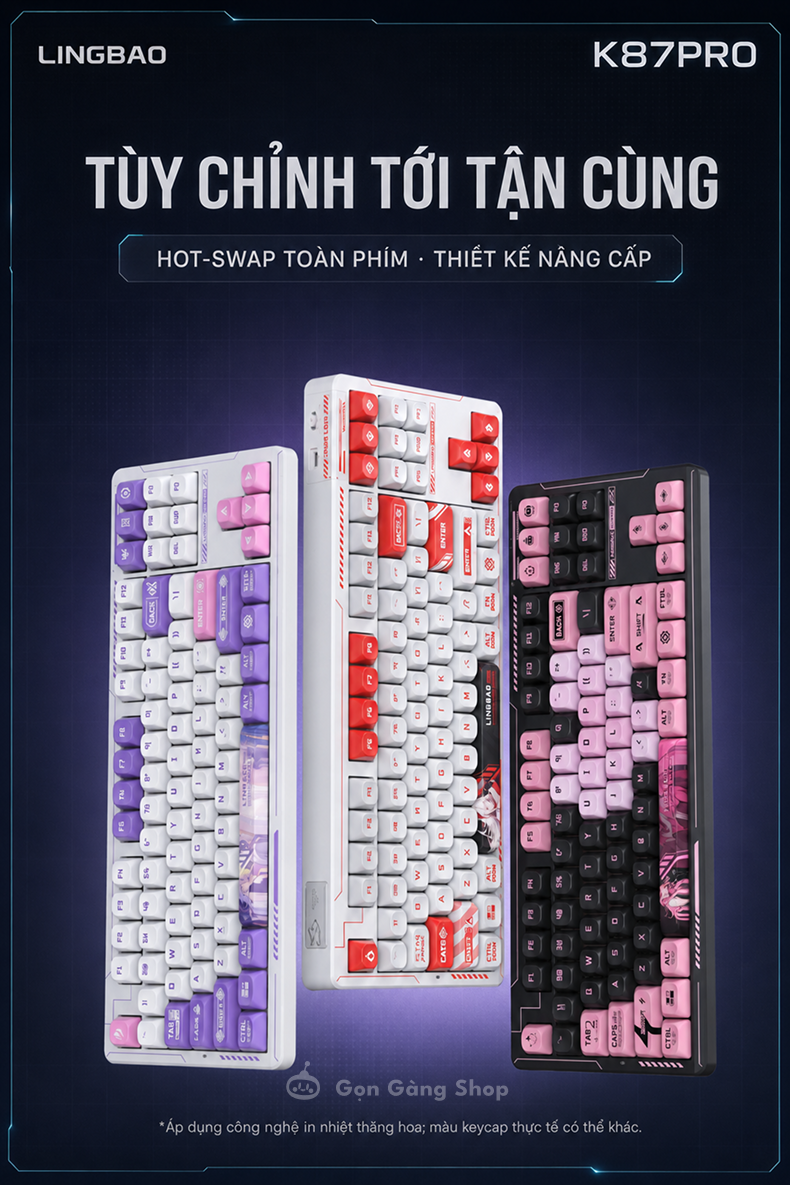 Bàn phím cơ Lingbao K87