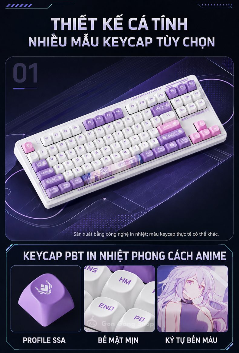 Bàn phím cơ Lingbao K87