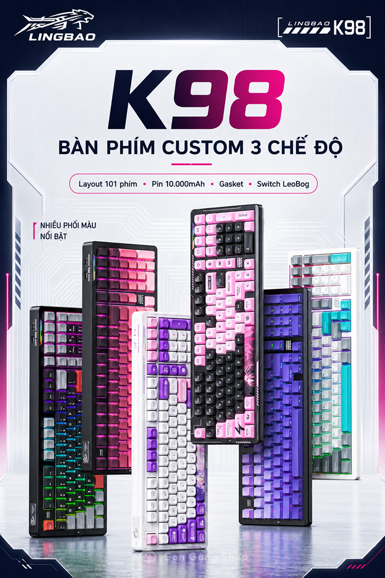 Bàn phím cơ Lingbao K98