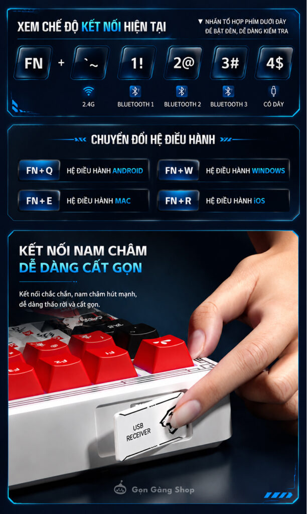 Bàn phím cơ Lingbao K75
