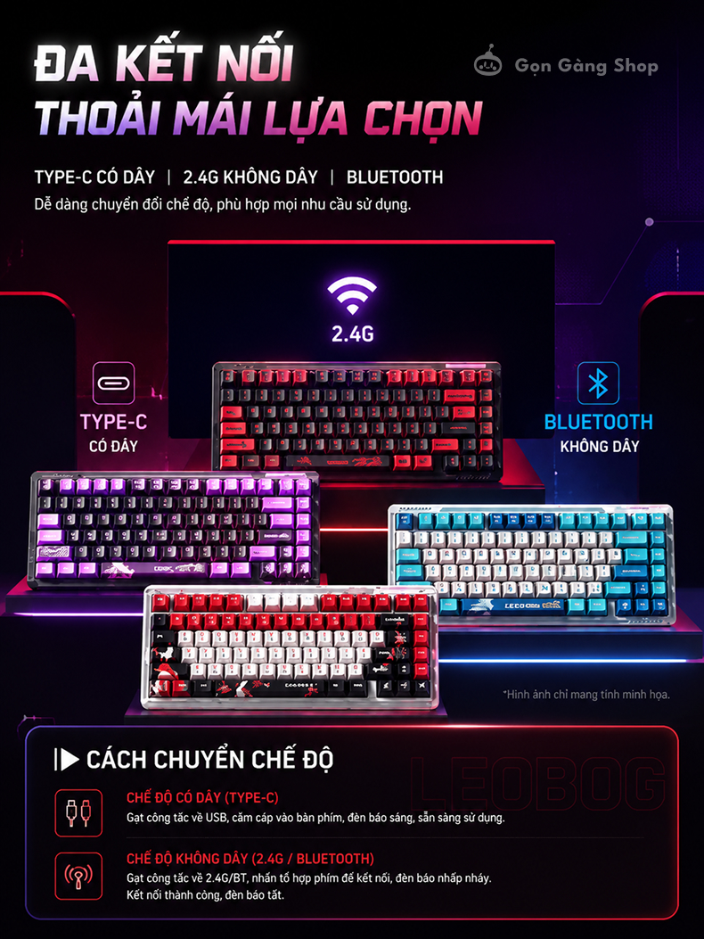 Bàn phím cơ Lingbao K75