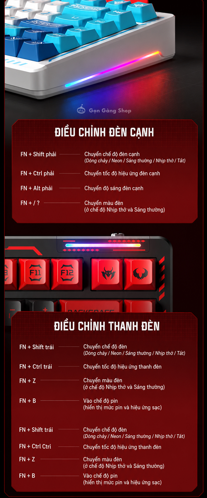Bàn phím cơ Lingbao K75