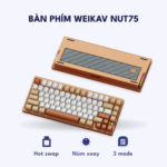 Bàn phím Weikav Nut 75 – Cam ta thep