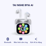 Tai nghe BY16 AI – Trắng